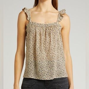 PAIGE Iyala Ruffle Tank